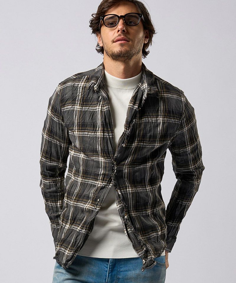 30%OFF【wjk】2-hook check シャツ(4481 ch88f) | CAMBIO カンビオ