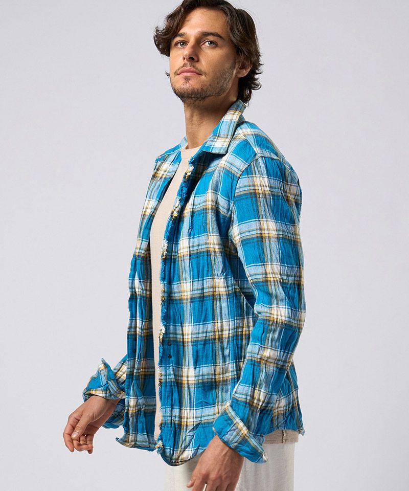 30%OFF【wjk】2-hook check シャツ(4481 ch88f) | CAMBIO カンビオ
