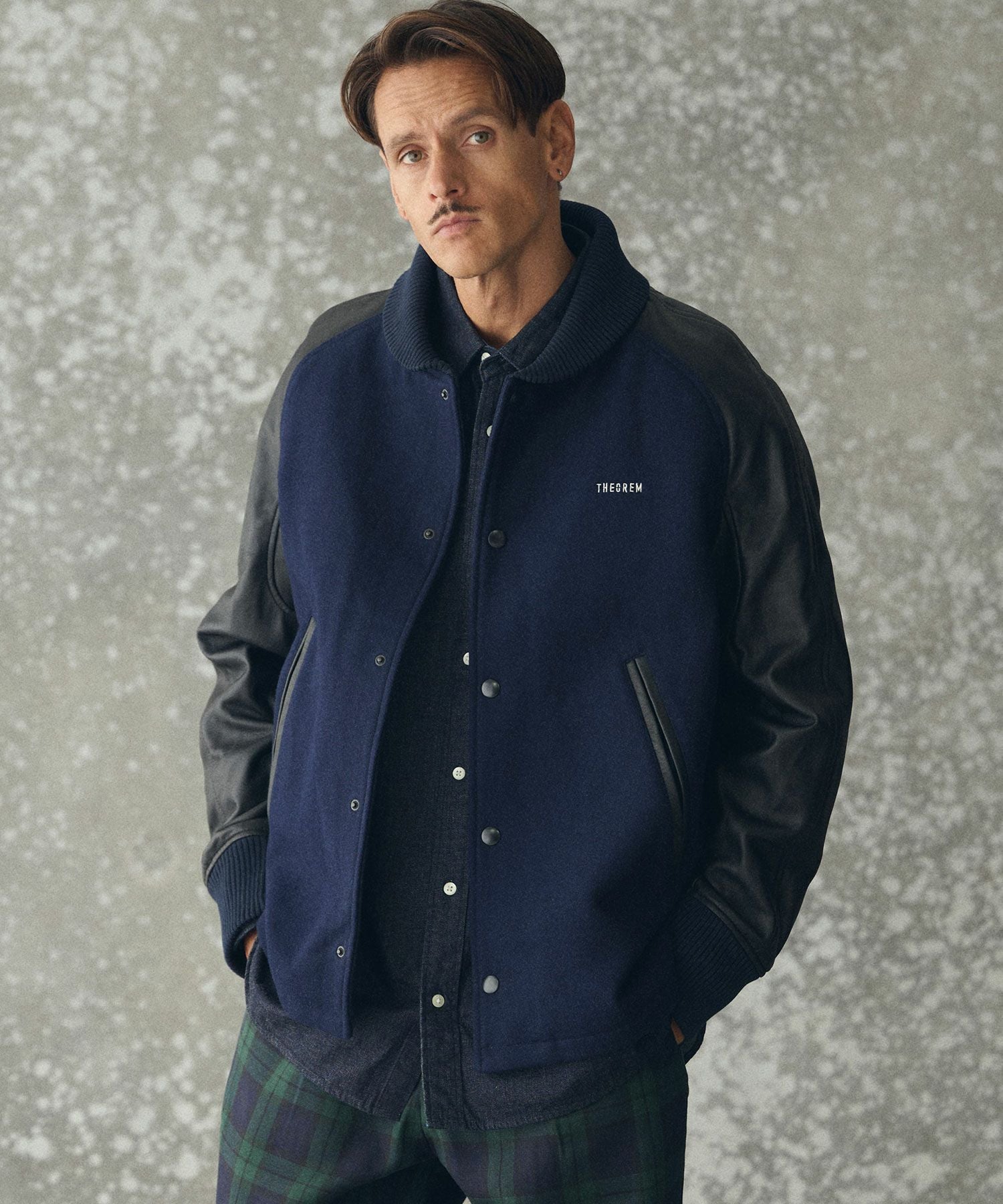 THEOREM(セオレム)】Leather RS Award Jacket スタジャン(TRM24-T014A