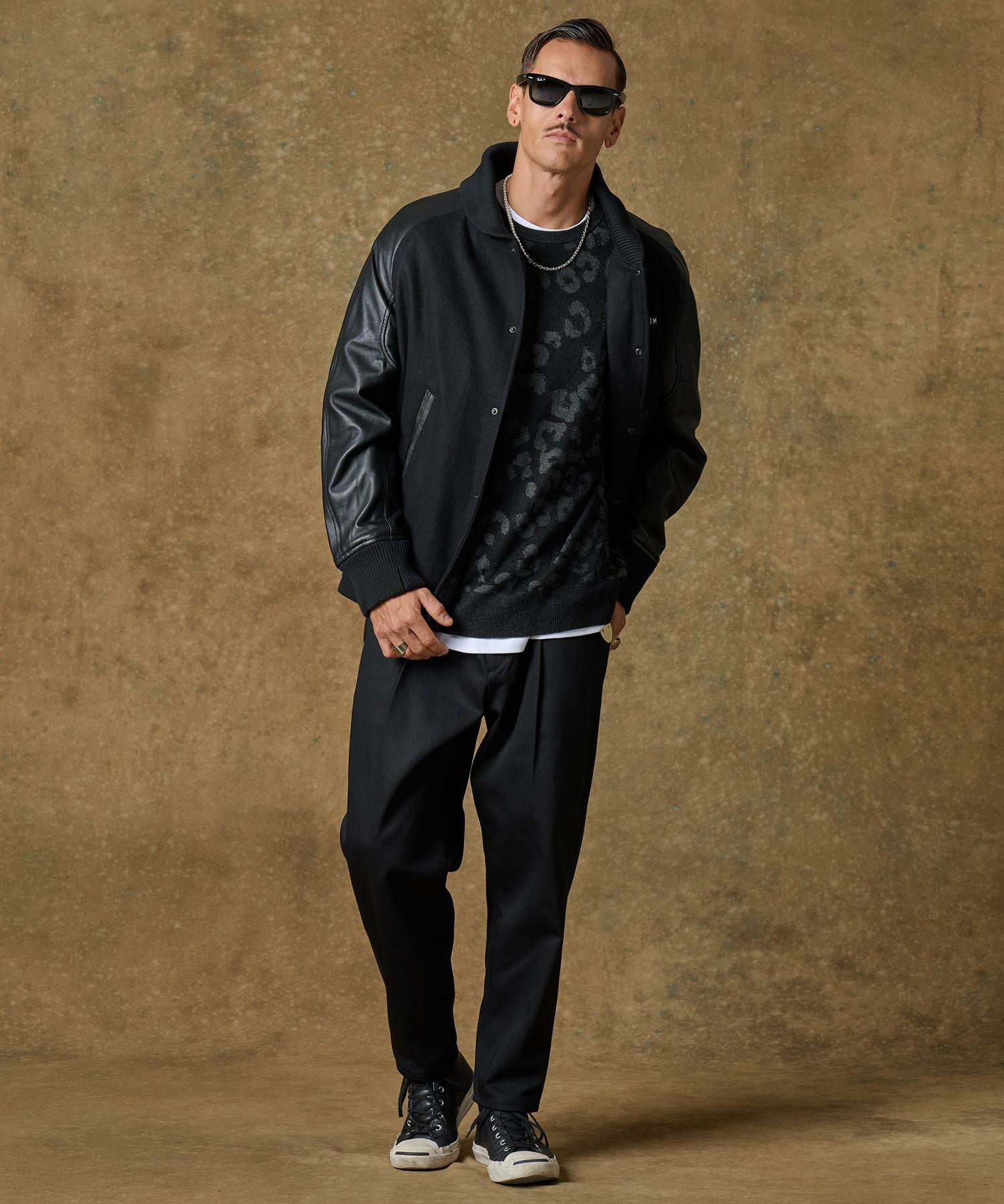 THEOREM(セオレム)】Leather RS Award Jacket スタジャン(TRM24-T014A