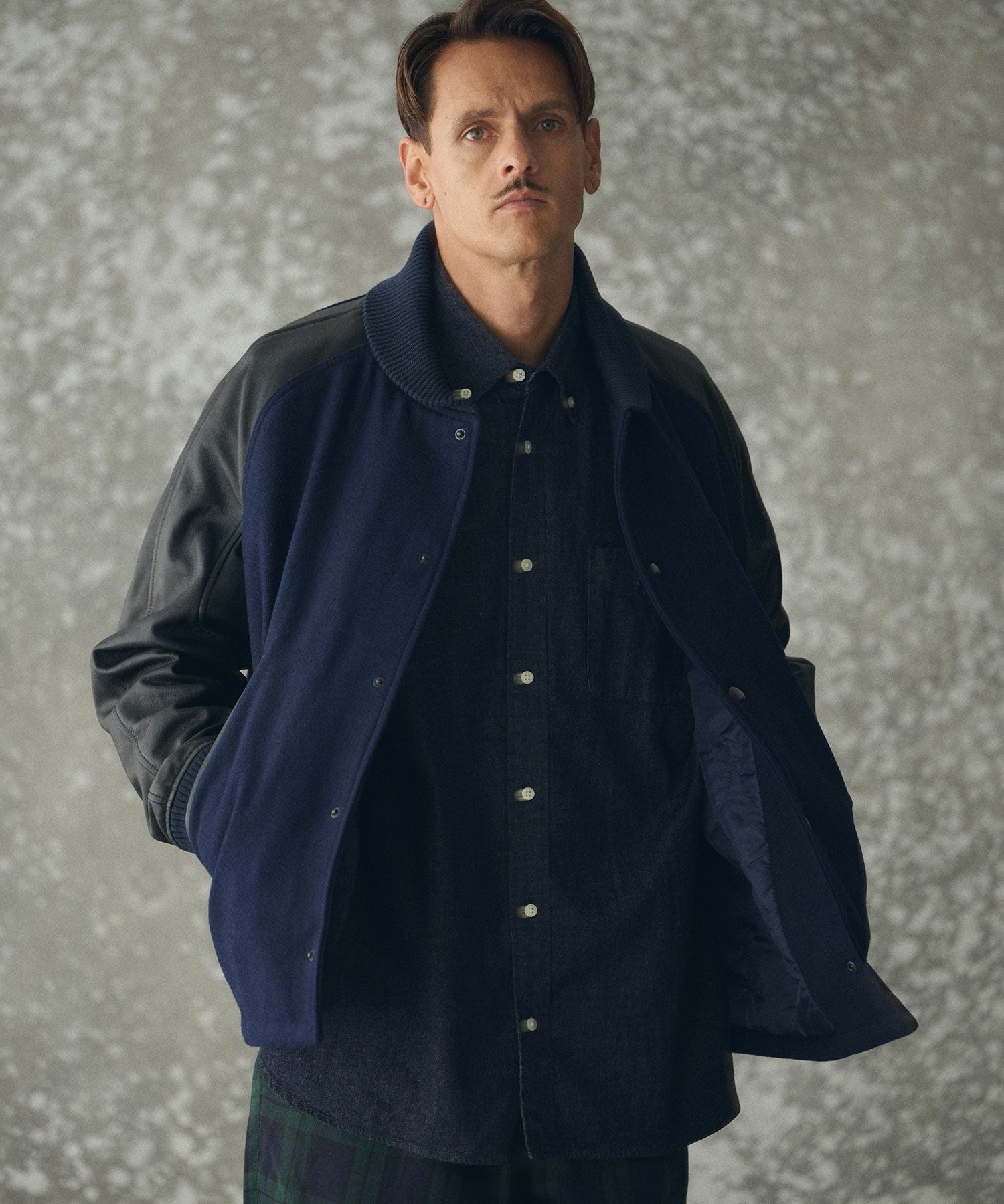 THEOREM(セオレム)】Leather RS Award Jacket スタジャン(TRM24-T014A