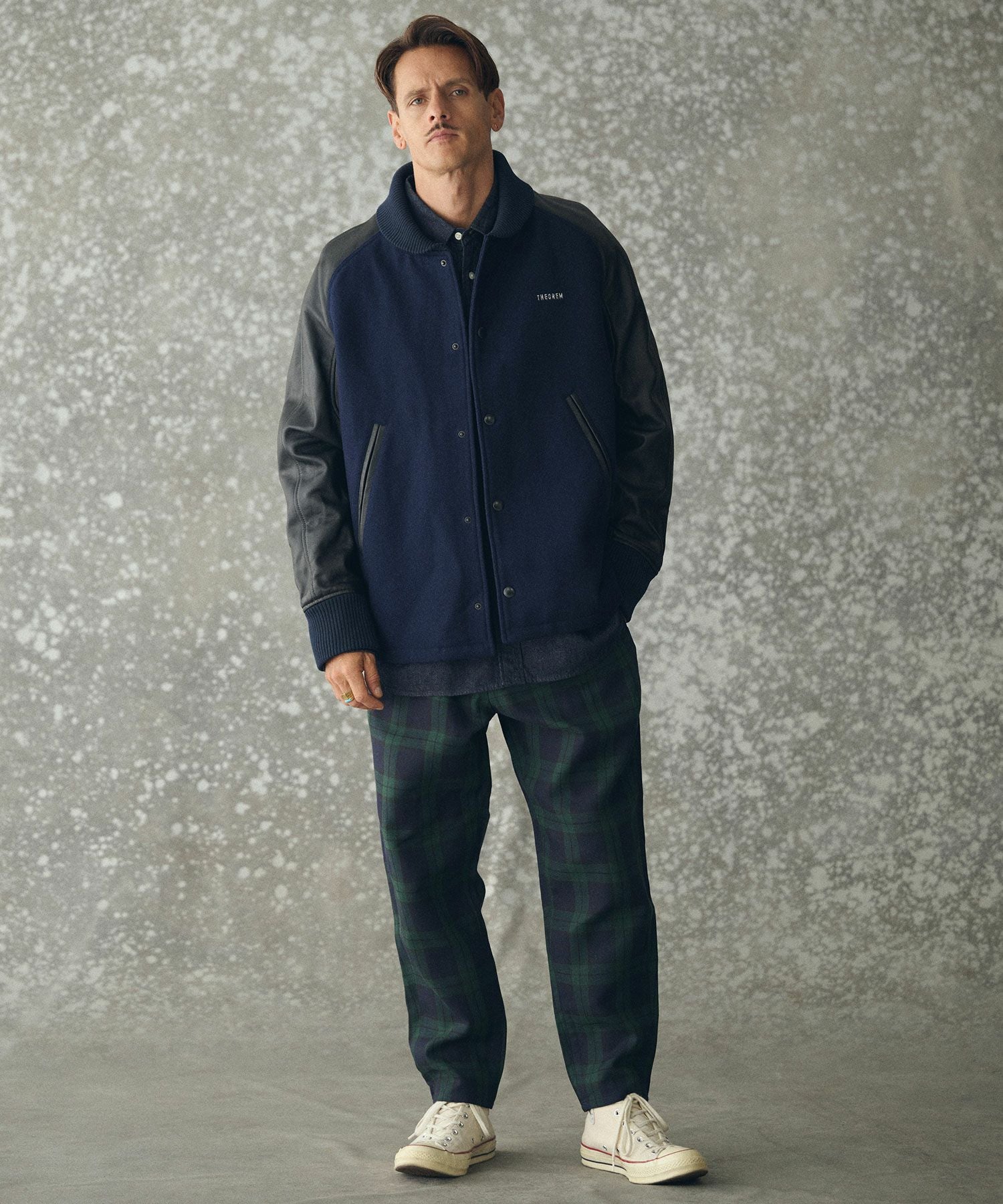 THEOREM(セオレム)】Leather RS Award Jacket スタジャン(TRM24-T014A