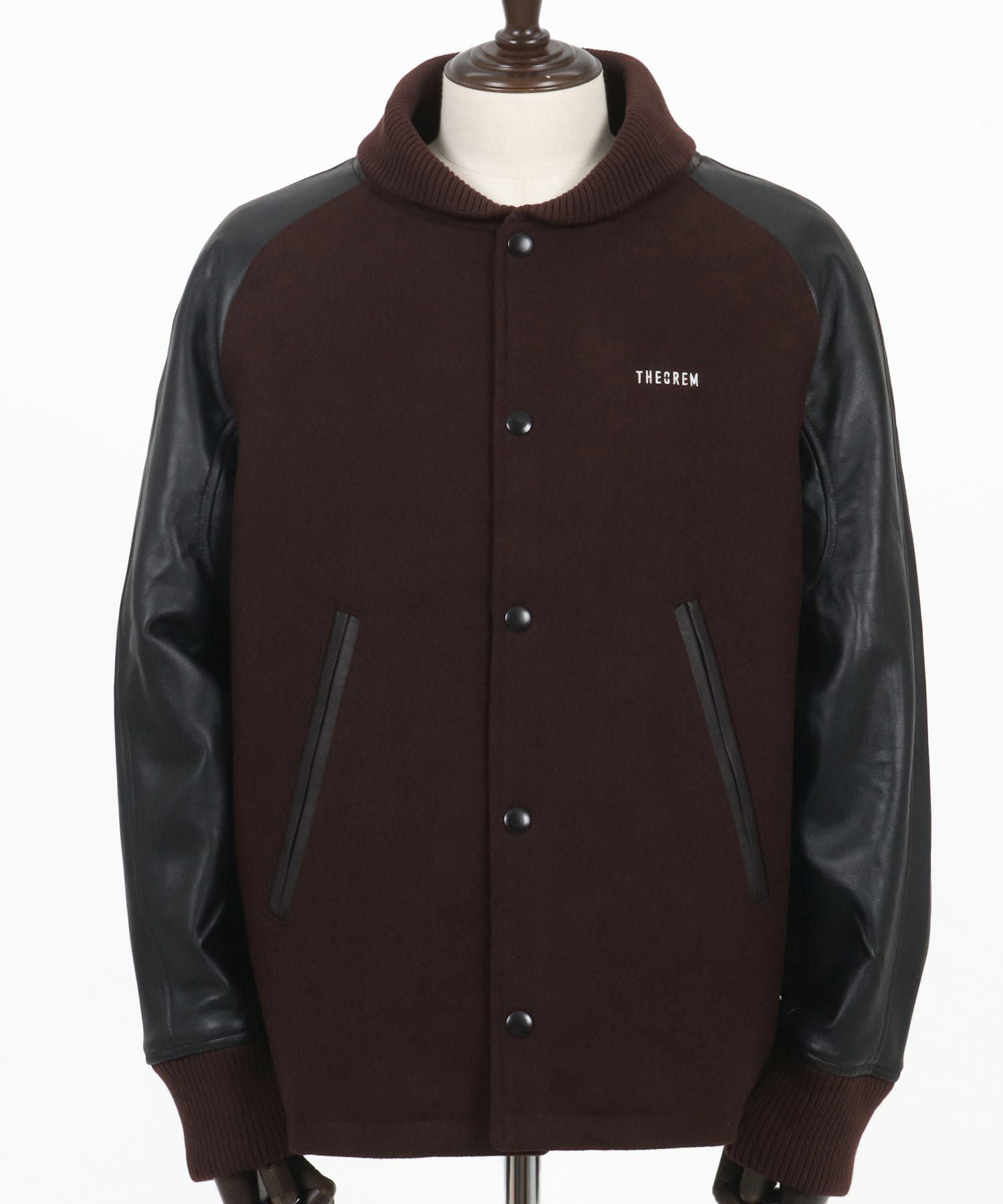 THEOREM(セオレム)】Leather RS Award Jacket スタジャン(TRM24-T014A