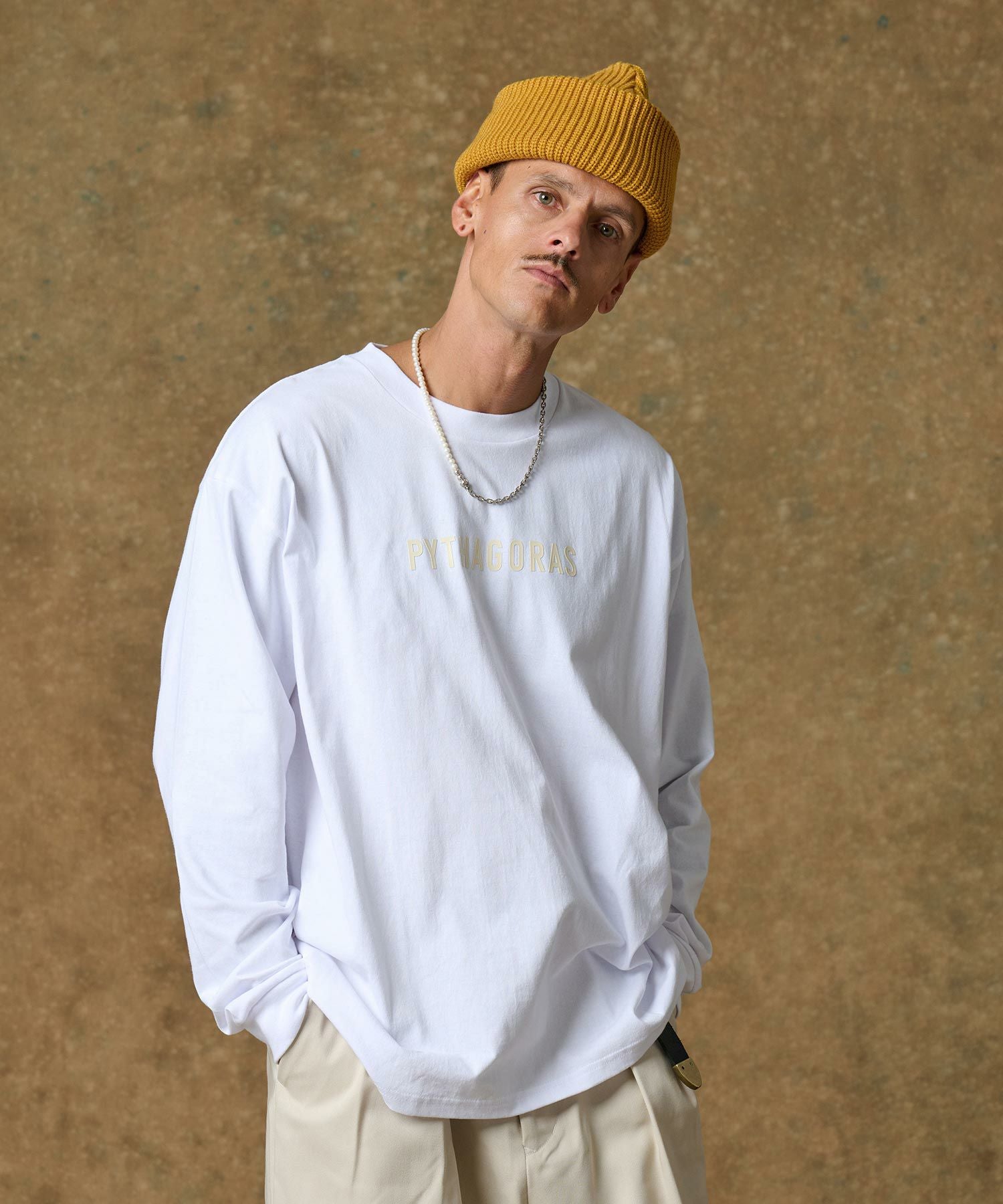 BERRETTO TRAICOT ニット帽 ホワイト/ネイビー TG UNI 大人気 ☆THUG CLUB☆ TC EMBLEM BASIC BEANIE (Thug Club/ニット