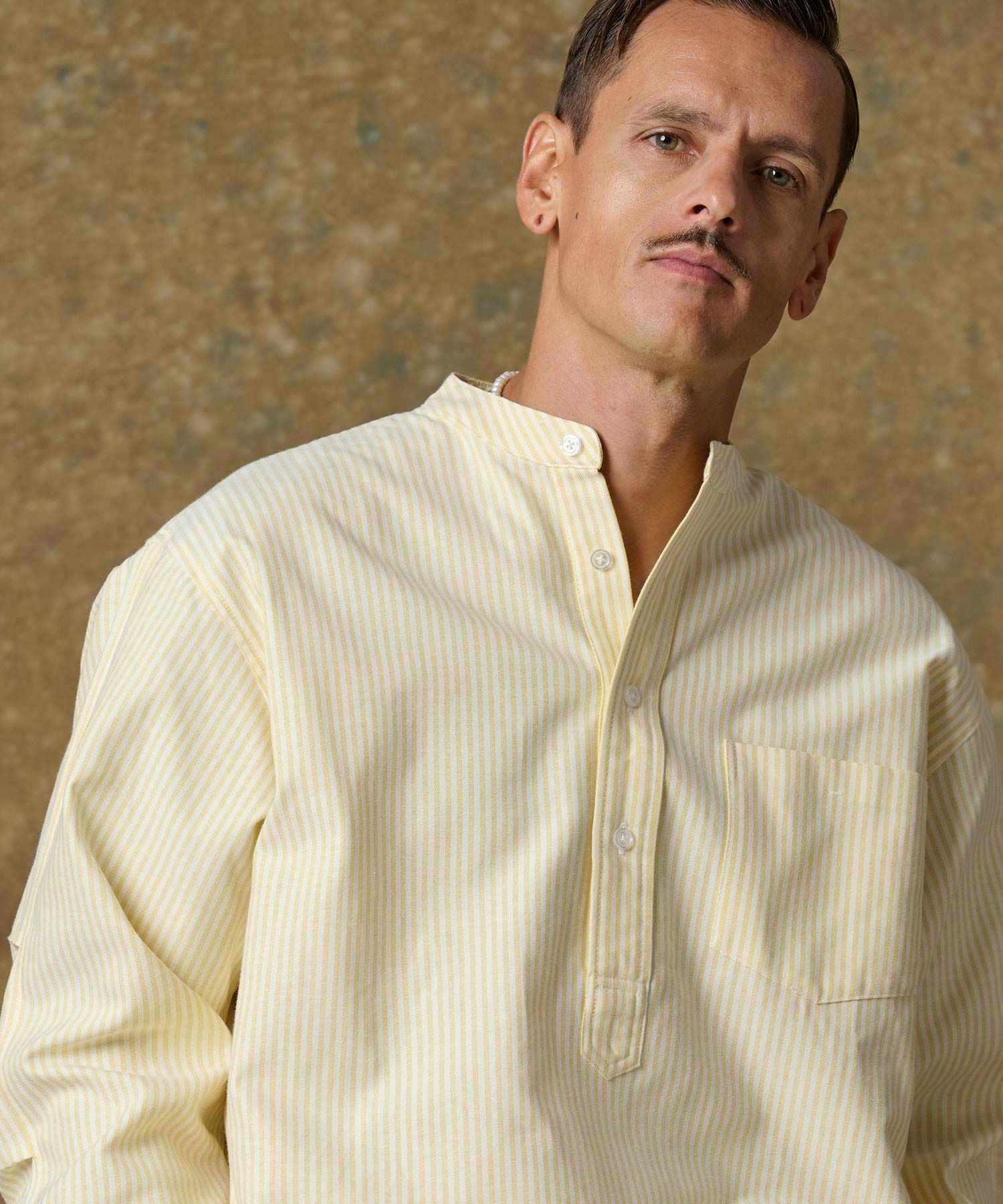 30%OFF【THEOREM(セオレム)】Stripe Rover Pullover LS Shirt シャツ