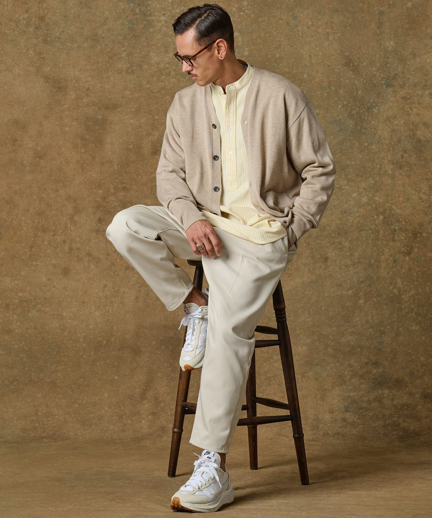 セオレム　THEOREM 14ポンド THEOREM(セオレム)】Stripe Rover Pullover LS Shirt シャツ(TRM24