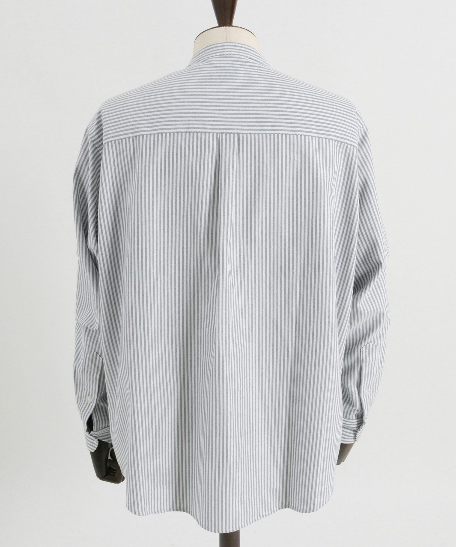 THEOREM(セオレム)】Stripe Rover Pullover LS Shirt シャツ(TRM24