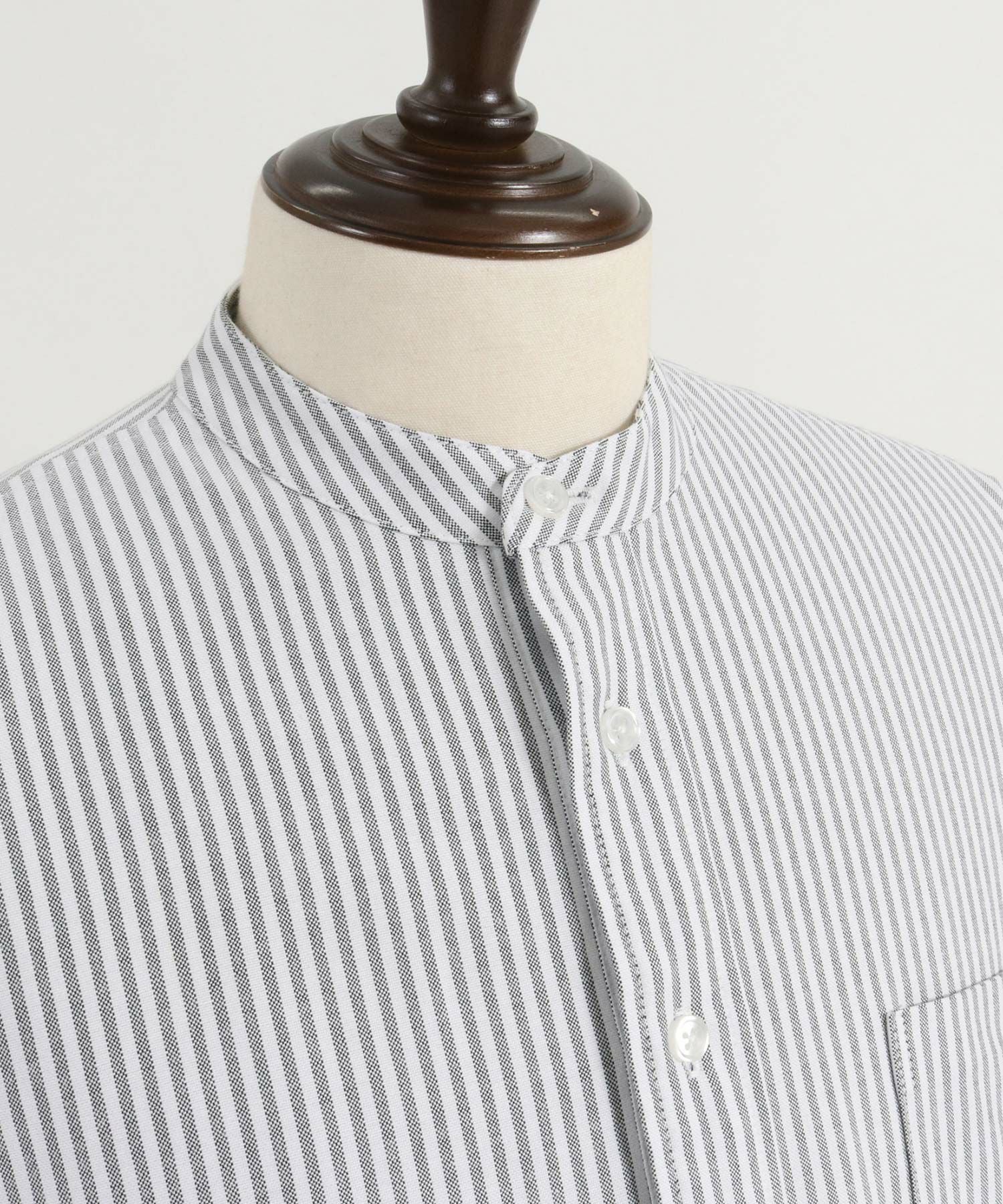THEOREM(セオレム)】Stripe Rover Pullover LS Shirt シャツ(TRM24