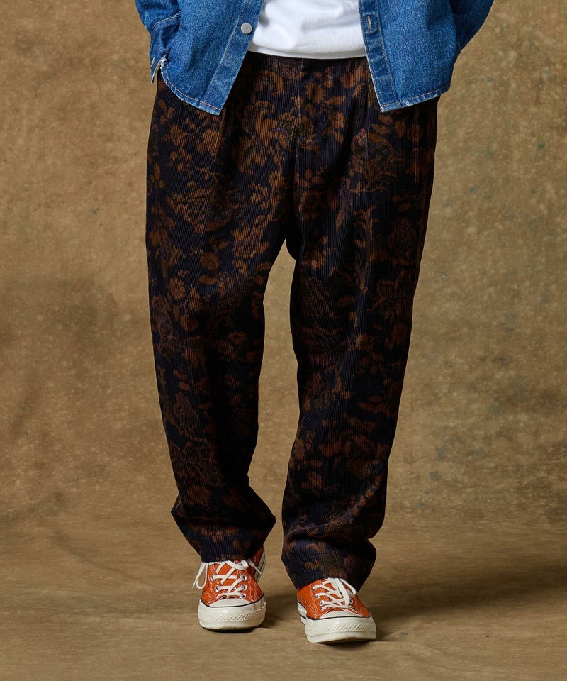 30%OFF【THEOREM(セオレム)】Routine Frower Pattern Corduroy Pants 