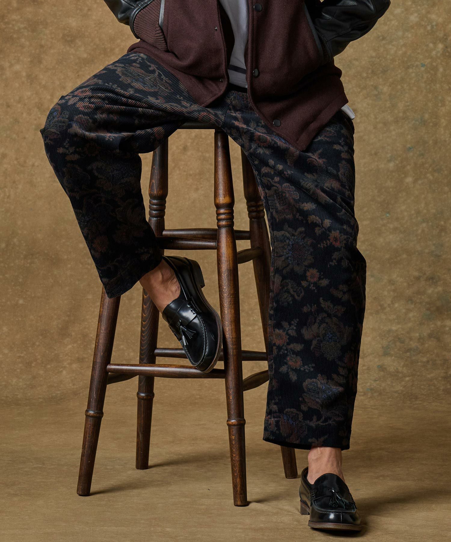 30%OFF【THEOREM(セオレム)】Routine Frower Pattern Corduroy Pants
