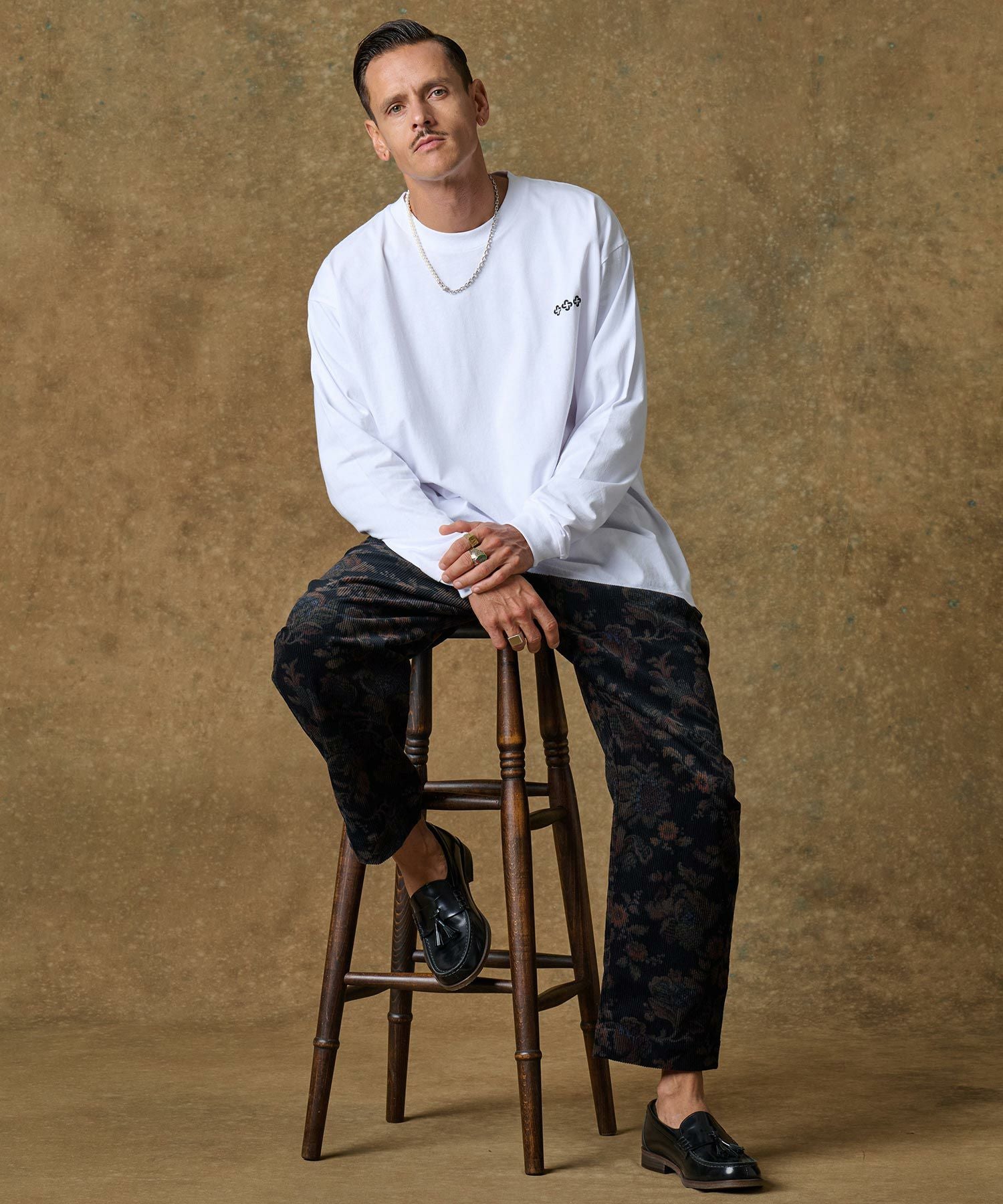 30%OFF【THEOREM(セオレム)】Routine Frower Pattern Corduroy Pants