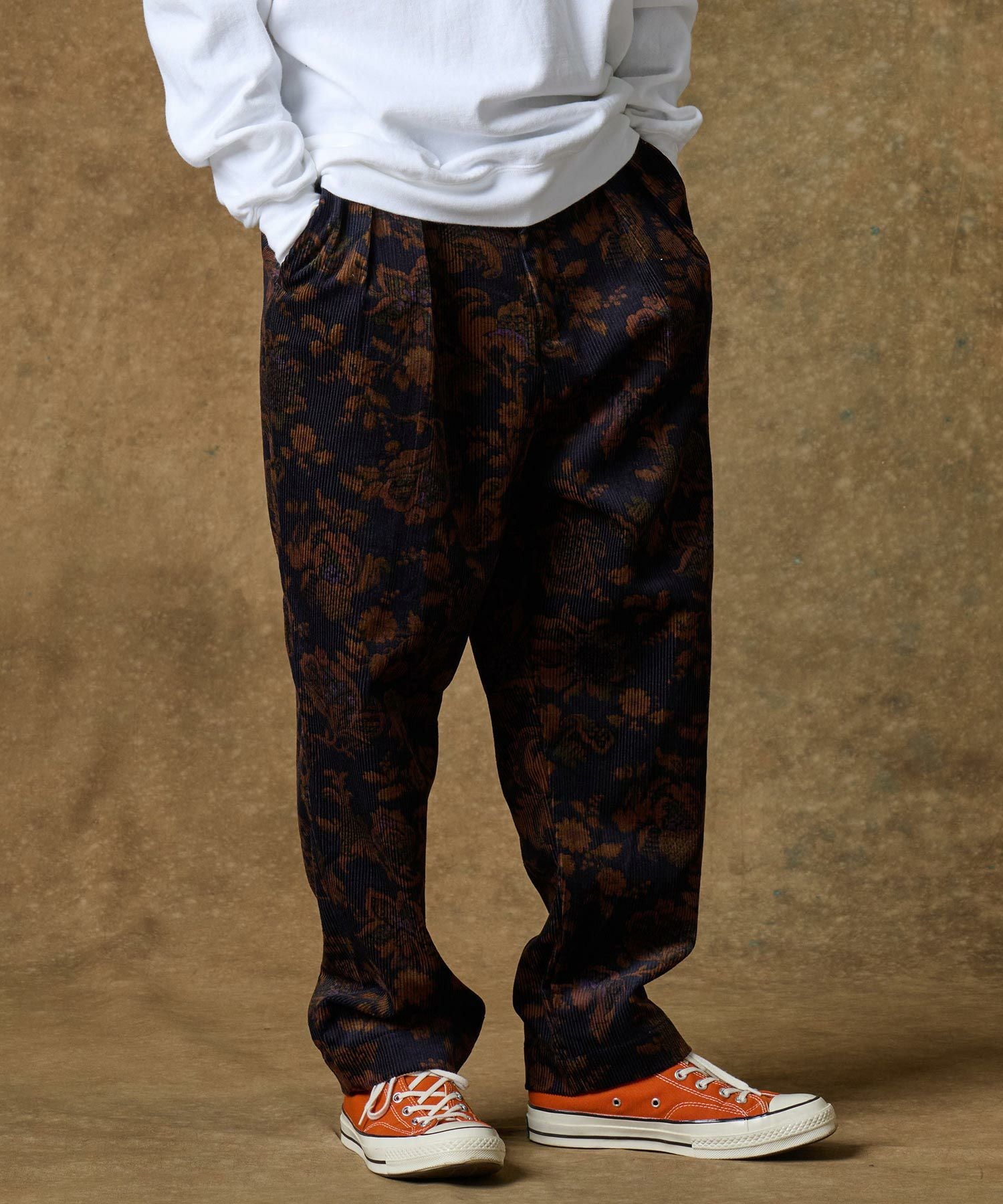 30%OFF【THEOREM(セオレム)】Routine Frower Pattern Corduroy Pants