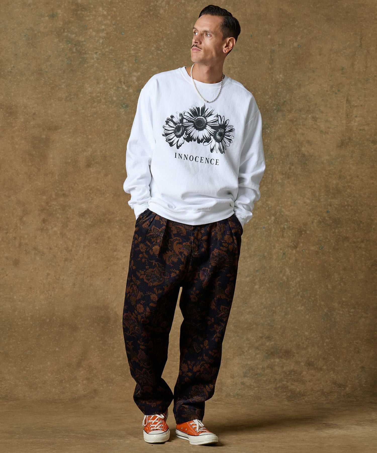 30%OFF【THEOREM(セオレム)】Routine Frower Pattern Corduroy Pants