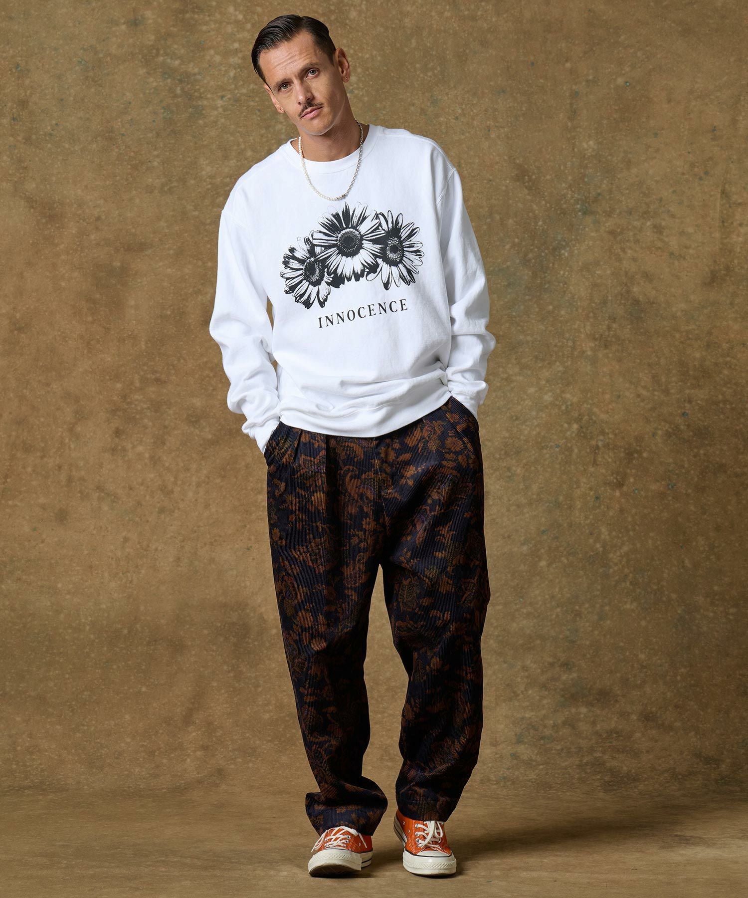 30%OFF【THEOREM(セオレム)】Routine Frower Pattern Corduroy Pants