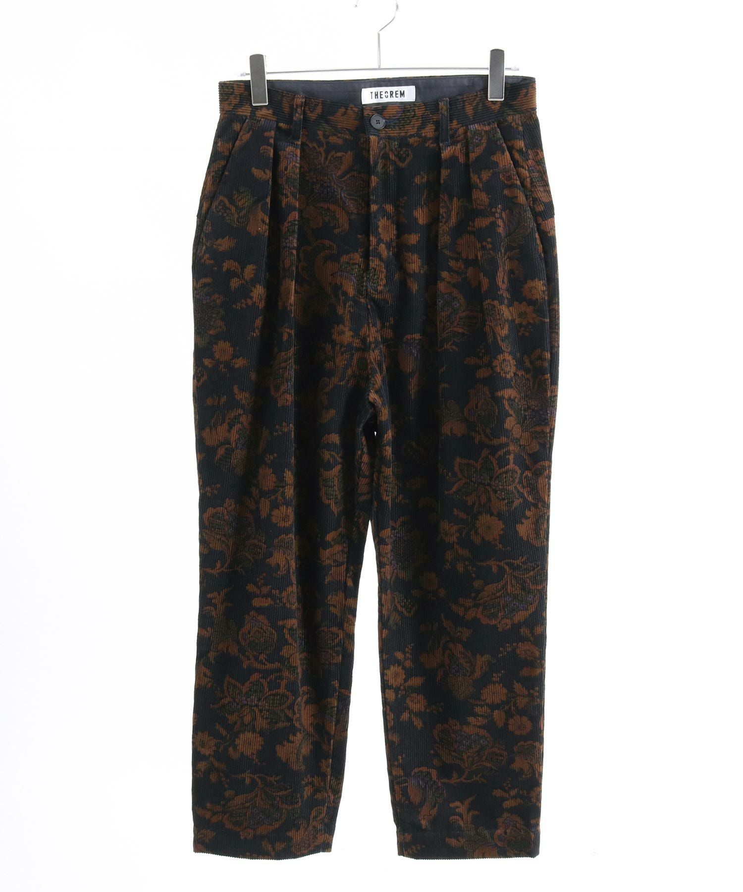 30%OFF【THEOREM(セオレム)】Routine Frower Pattern Corduroy Pants