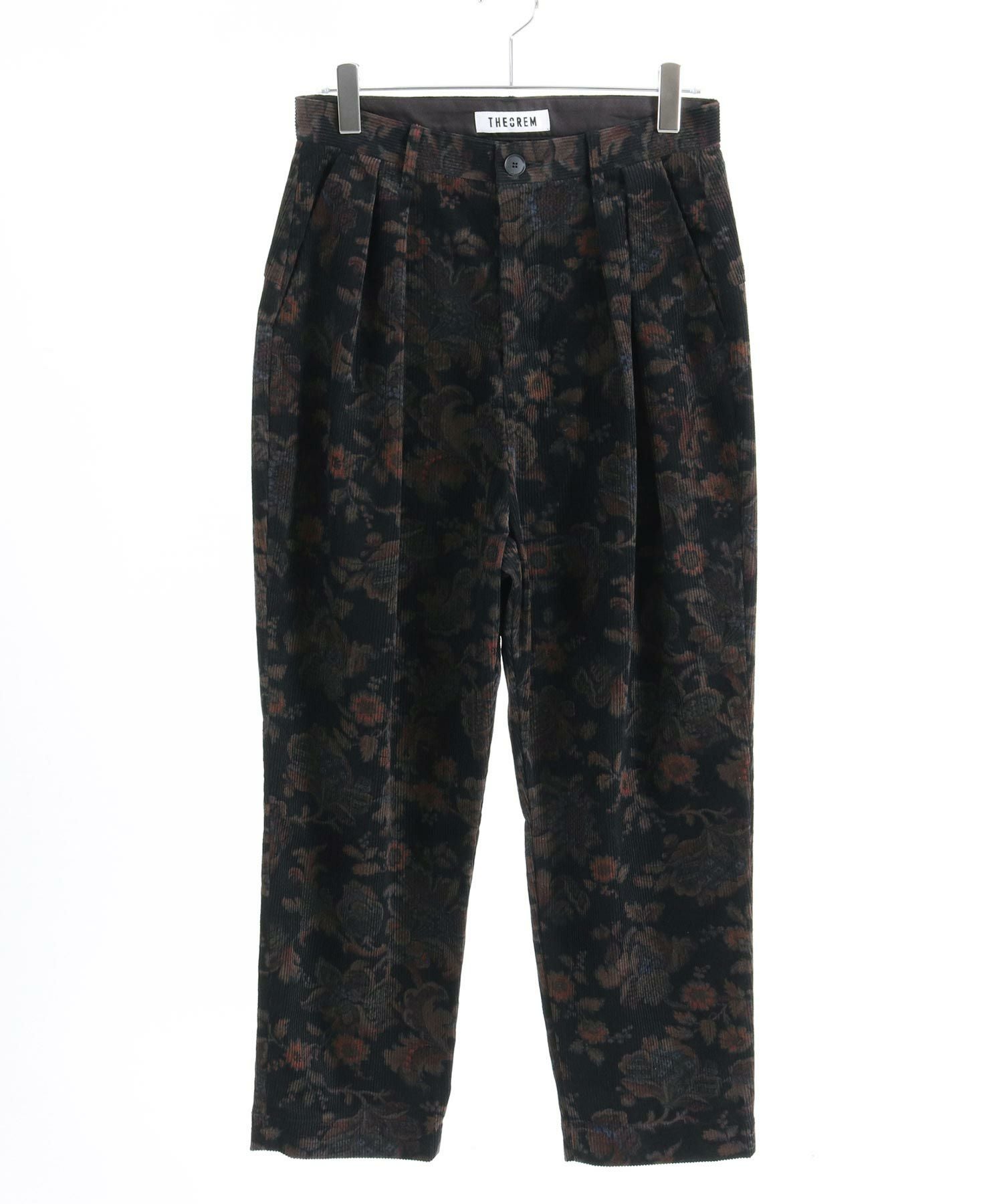 30%OFF【THEOREM(セオレム)】Routine Frower Pattern Corduroy Pants