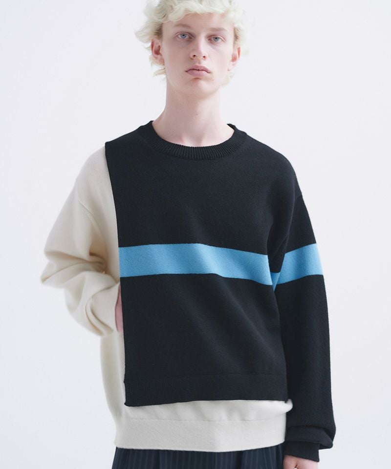 50%OFF【CULLNI(クルニ)】Layerd Pullover Knit プルオーバーニット(24 