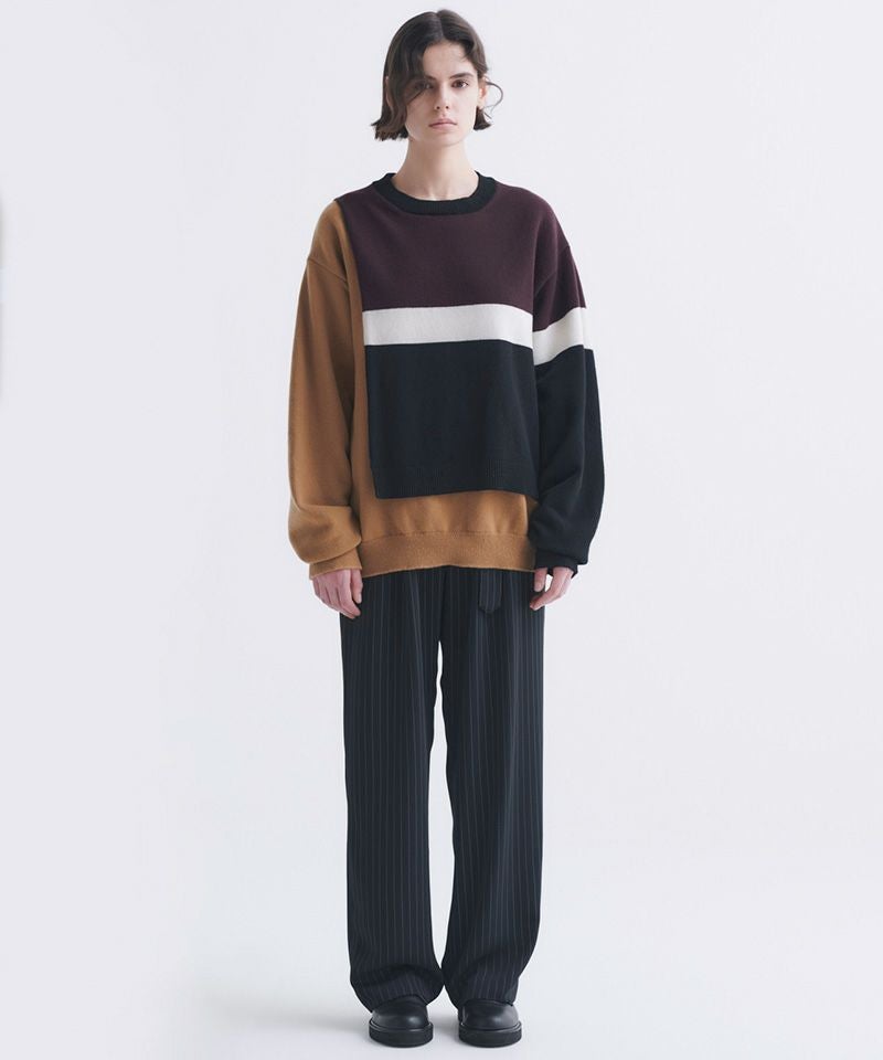 50%OFF【CULLNI(クルニ)】Layerd Pullover Knit プルオーバーニット(24