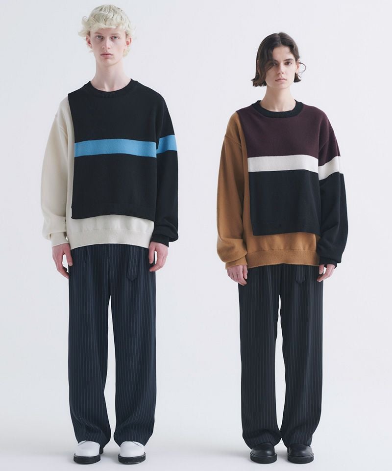 50%OFF【CULLNI(クルニ)】Layerd Pullover Knit プルオーバーニット(24