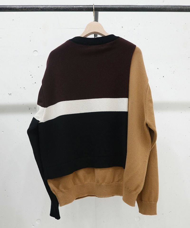 50%OFF【CULLNI(クルニ)】Layerd Pullover Knit プルオーバーニット(24