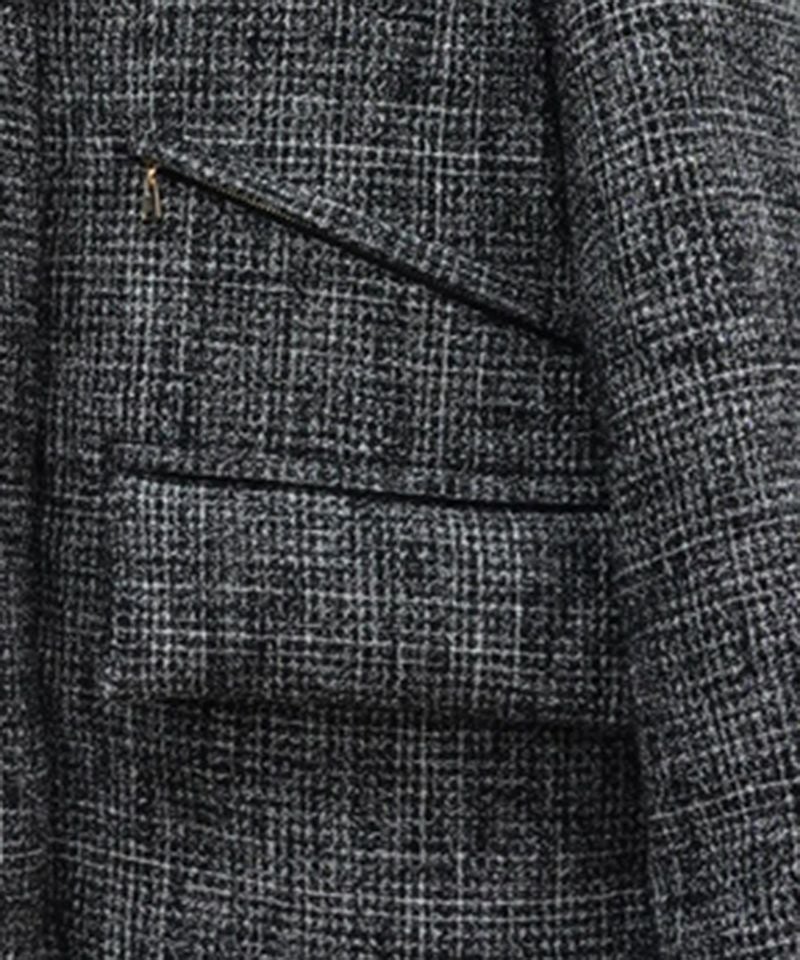 50%OFF【CULLNI(クルニ)】Butcher Tweed Removable Sleeves Down