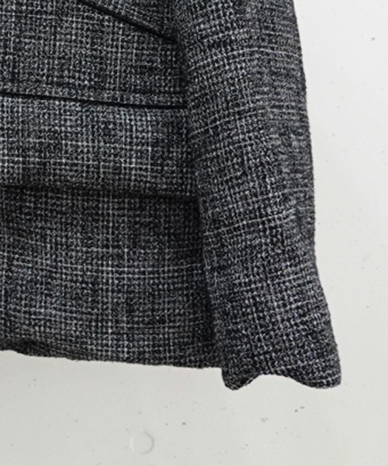 50%OFF【CULLNI(クルニ)】Butcher Tweed Removable Sleeves Down