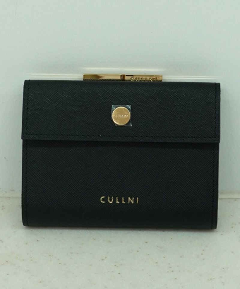 30%OFF【CULLNI(クルニ)】Leather Flap Mini wallet With A Clasp ミニ 