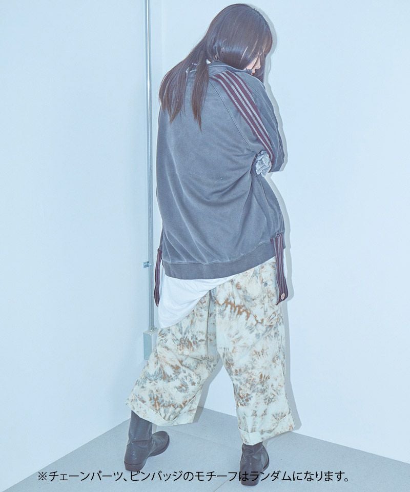30%OFF【BODYSONG.(ボディソング)】PIGMENT-DYED DISTRESSED TRACK