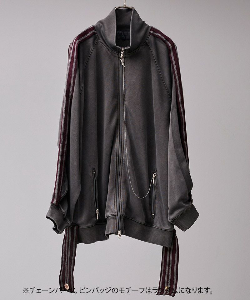 30%OFF【BODYSONG.(ボディソング)】PIGMENT-DYED DISTRESSED TRACK