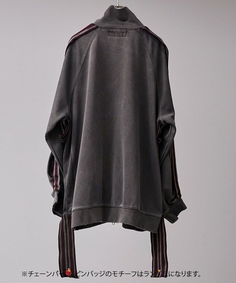 30%OFF【BODYSONG.(ボディソング)】PIGMENT-DYED DISTRESSED TRACK