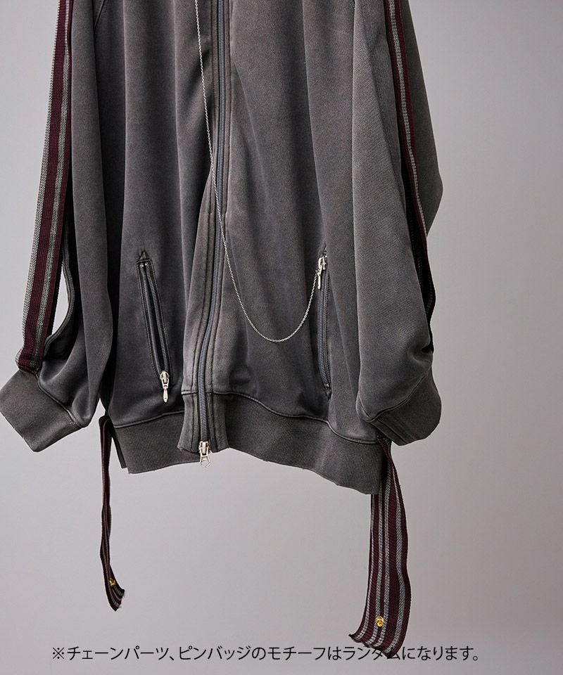 30%OFF【BODYSONG.(ボディソング)】PIGMENT-DYED DISTRESSED TRACK