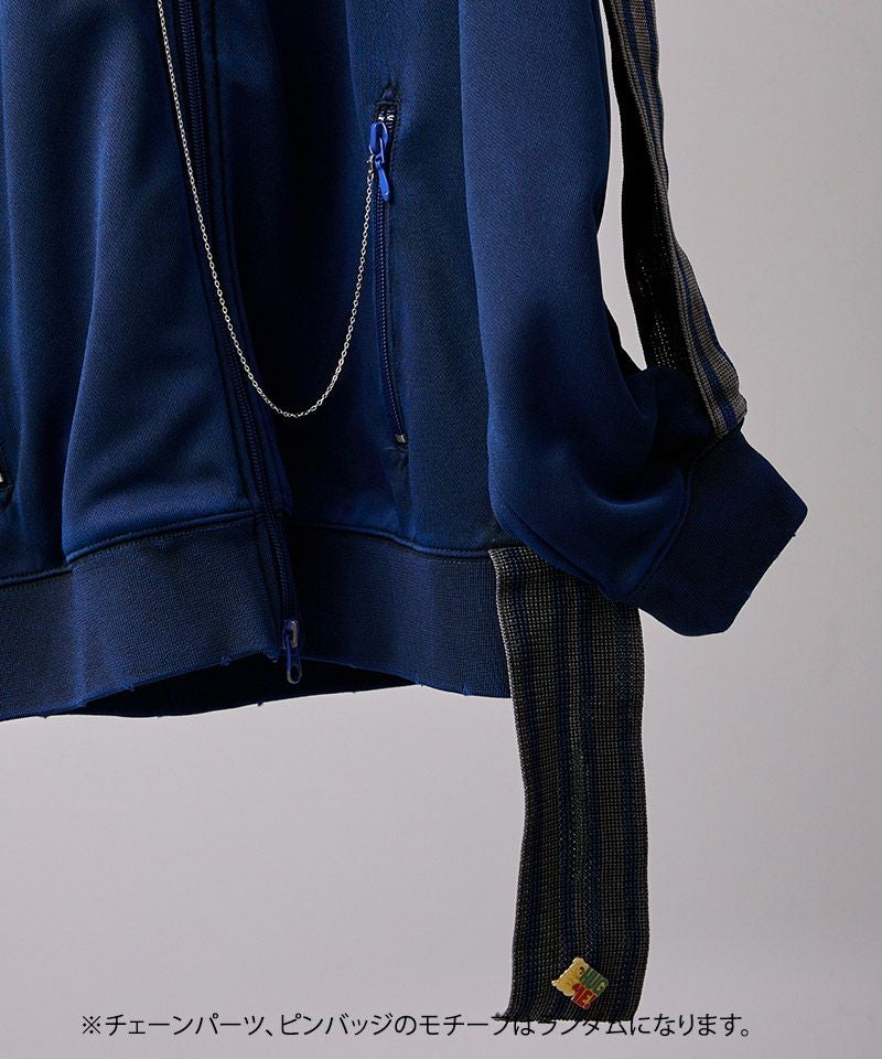 30%OFF【BODYSONG.(ボディソング)】PIGMENT-DYED DISTRESSED TRACK