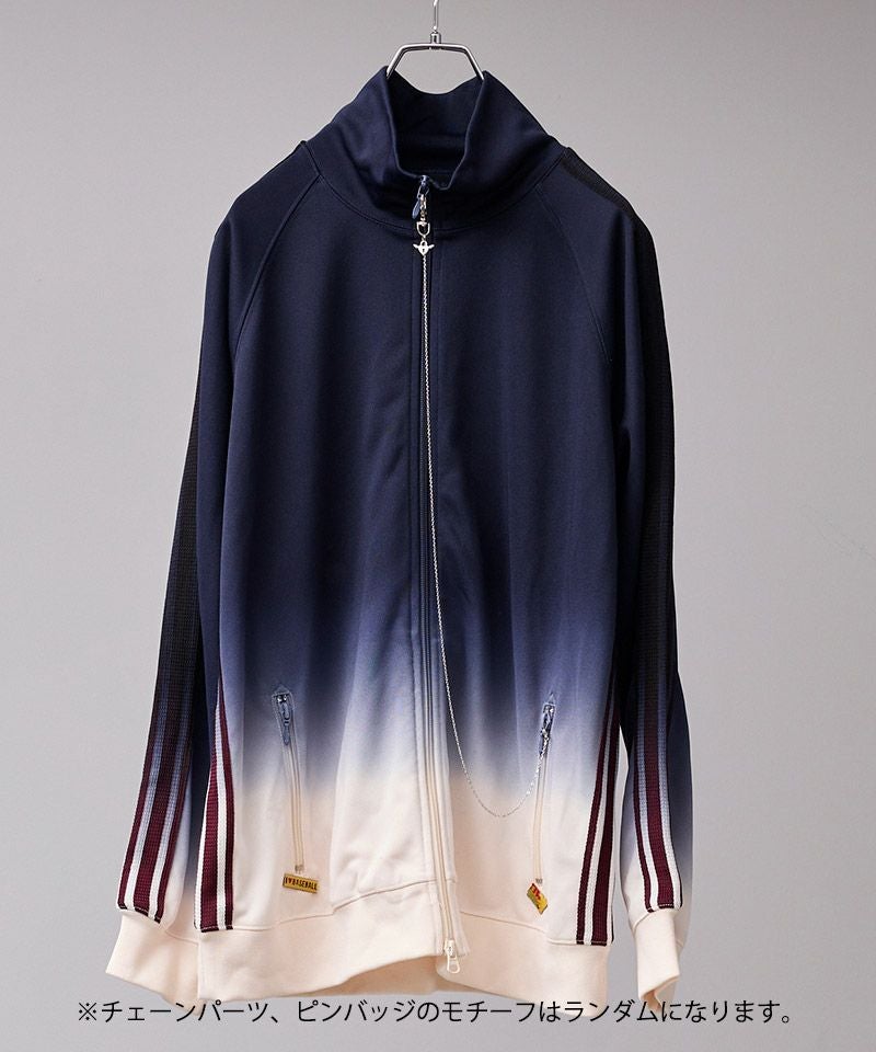 BODYSONG. グラデーション トラックジャケット 50%OFF【BODYSONG.(ボディソング)】GRADIENT DYED TRACK JACKET 03