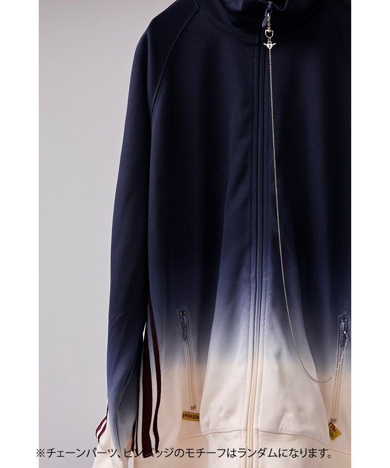 ジャケット・アウター BODYSONG. / BO M?dailleJK 50%OFF【BODYSONG.(ボディソング)】GRADIENT DYED TRACK JACKET 03