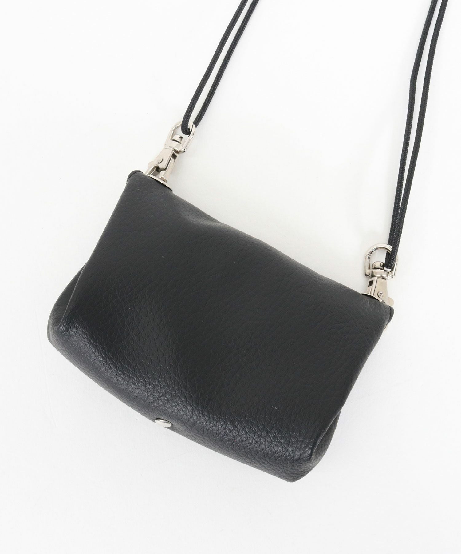 ✨新品✨GLIMCLAP グリムクラップ ボディーバッグ ブラック 黒 GLIMCLAP(グリムクラップ)】Synthetic Braided Shoulder Bag