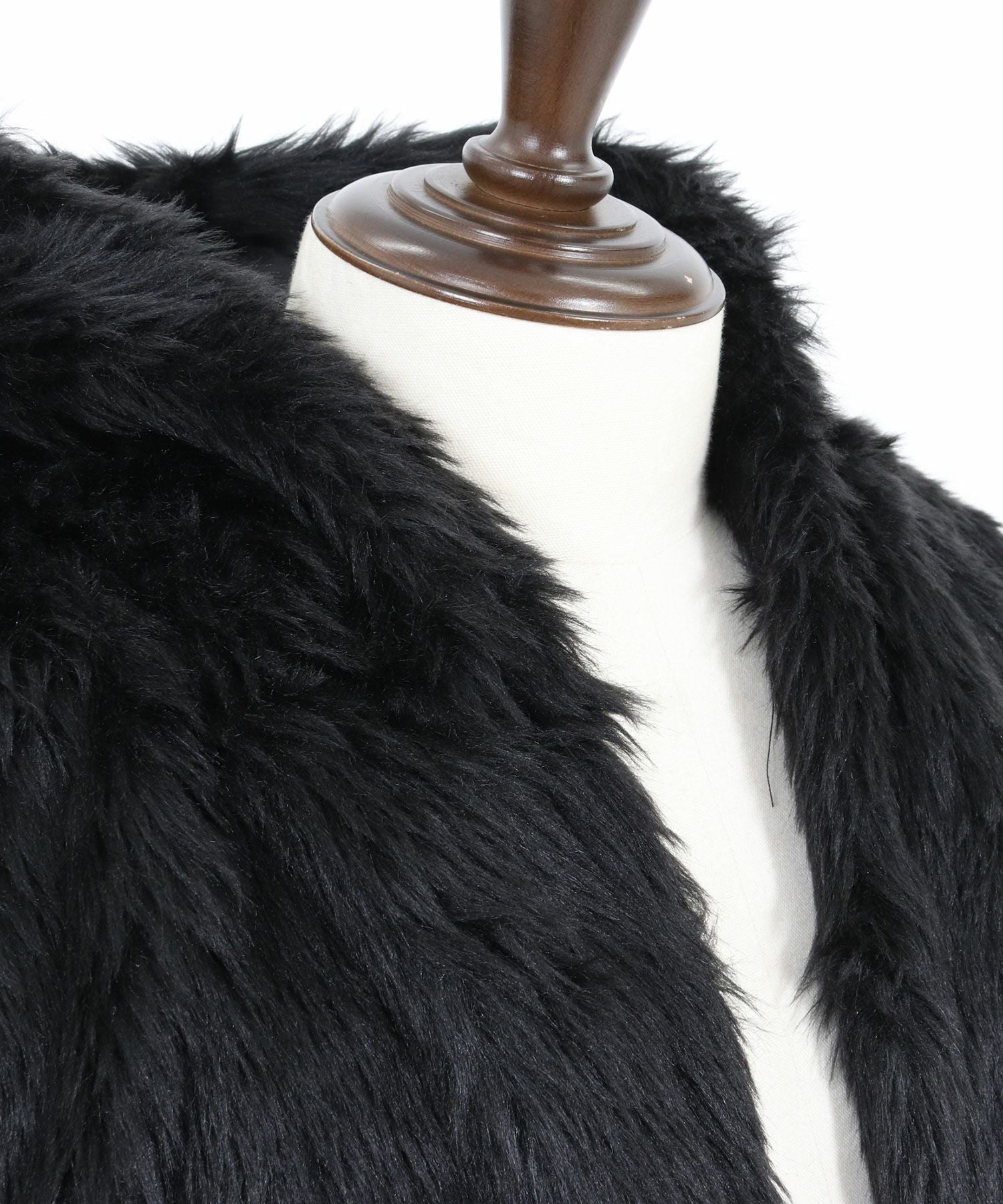 50%OFF【GLIMCLAP(グリムクラップ)】Faux fur buttonless hooded coat 50%OFF【GLIMCLAP(グリムクラップ)】Faux fur buttonless hooded coat