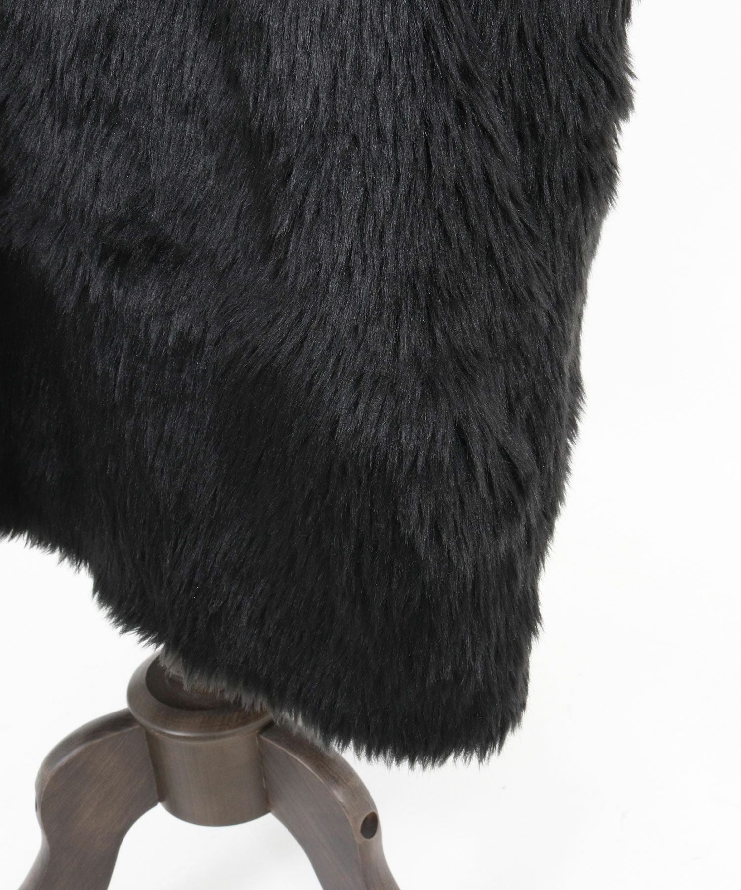 50%OFF【GLIMCLAP(グリムクラップ)】Faux fur buttonless hooded coat