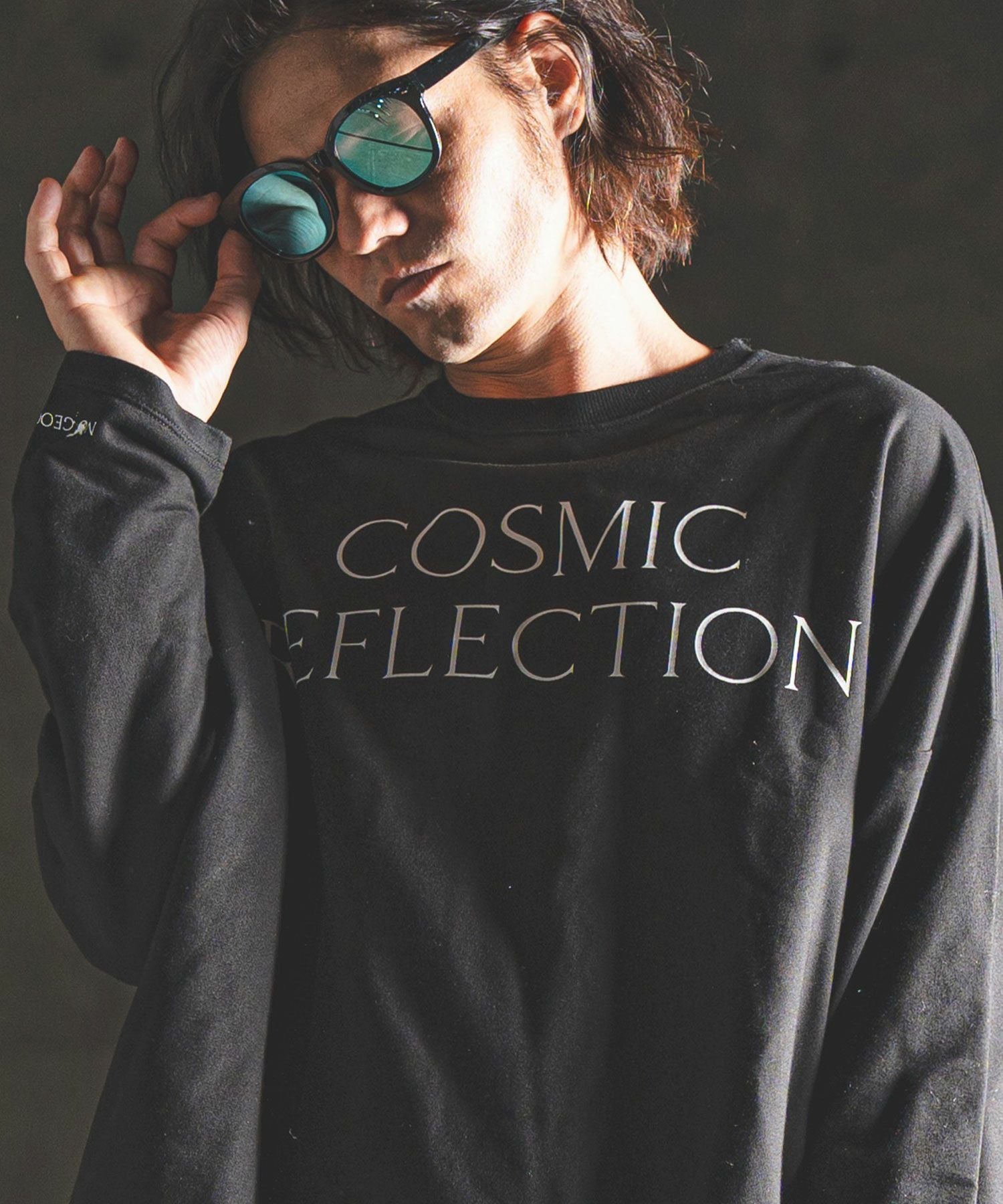 新品未使用【GLIMCLAP】正規品 30%OFF【GLIMCLAP(グリムクラップ)】 Printed oversized cut sew-Mini