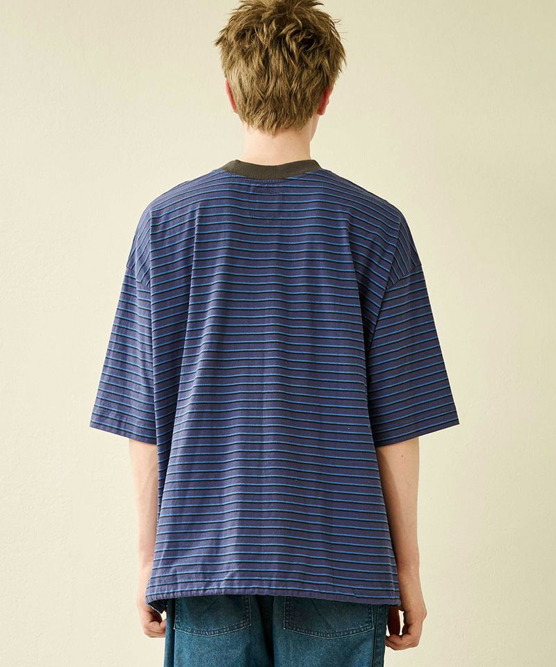 50%OFF【Kelen(ケレン)】PETER バルーンボーダートップ Tシャツ