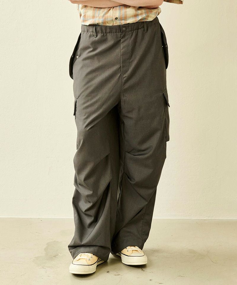 Kelen(ケレン)】HOOK TRパラシュートカーゴトラウザー パンツ