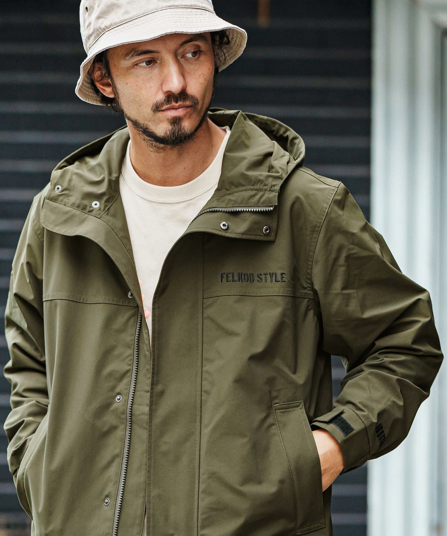 50%OFF【felkod(フィルコッド)】Stretch ECWCS Jacket フード