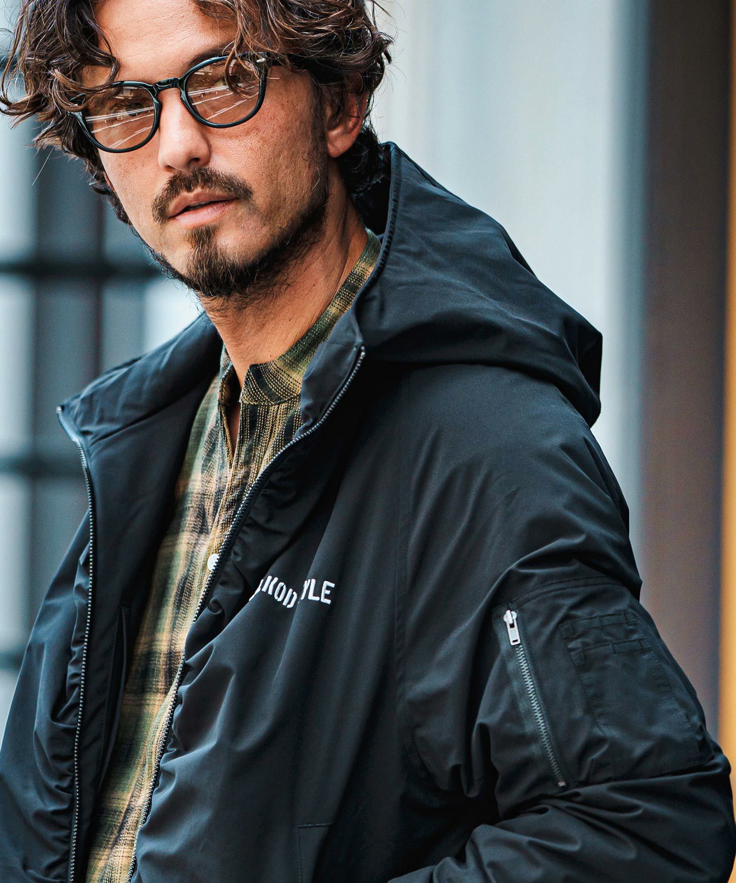 felkod(フィルコッド)】High Neck Hood MA-1 フードジャケット(F24F100