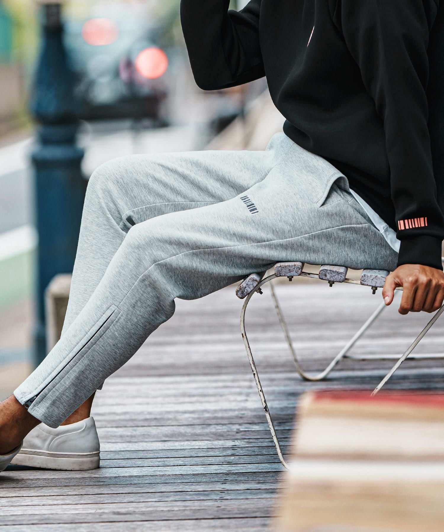 30%OFF【felkod(フィルコッド)】Zip Accent Cardboard Knit Pants