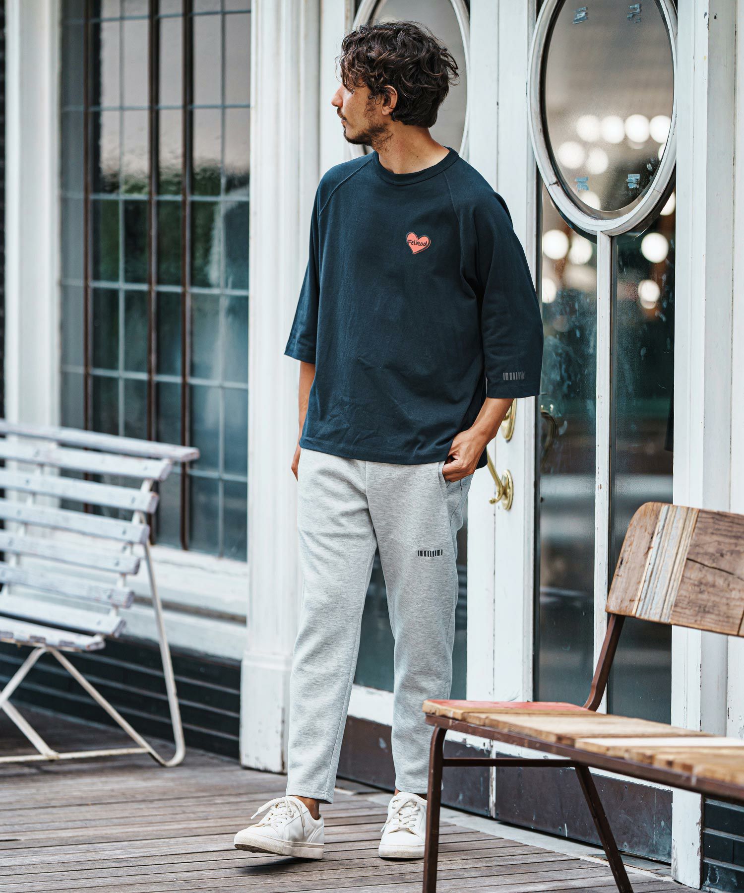 30%OFF【felkod(フィルコッド)】Zip Accent Cardboard Knit Pants