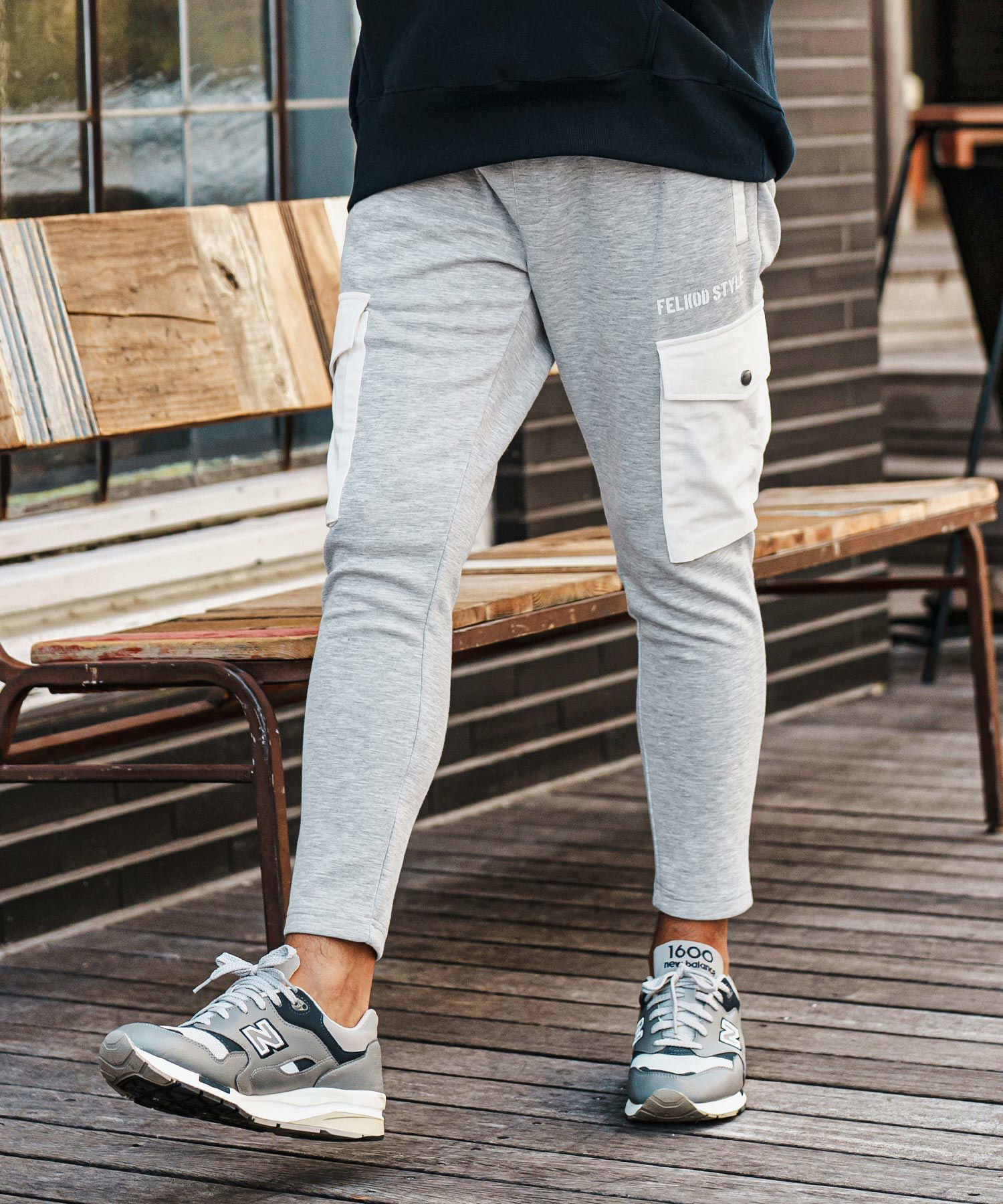 felkod(フィルコッド)】Military Like Cardboard Knit Pants