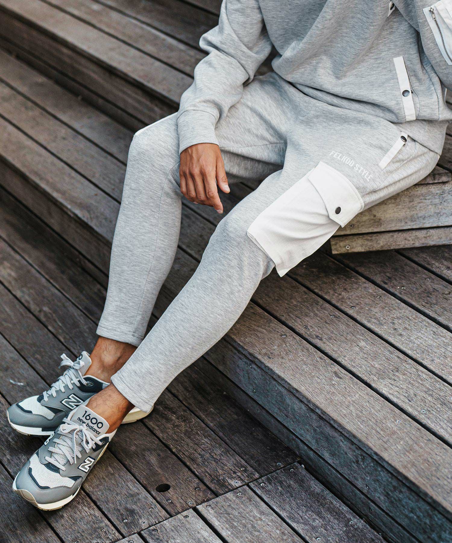 felkod(フィルコッド)】Military Like Cardboard Knit Pants