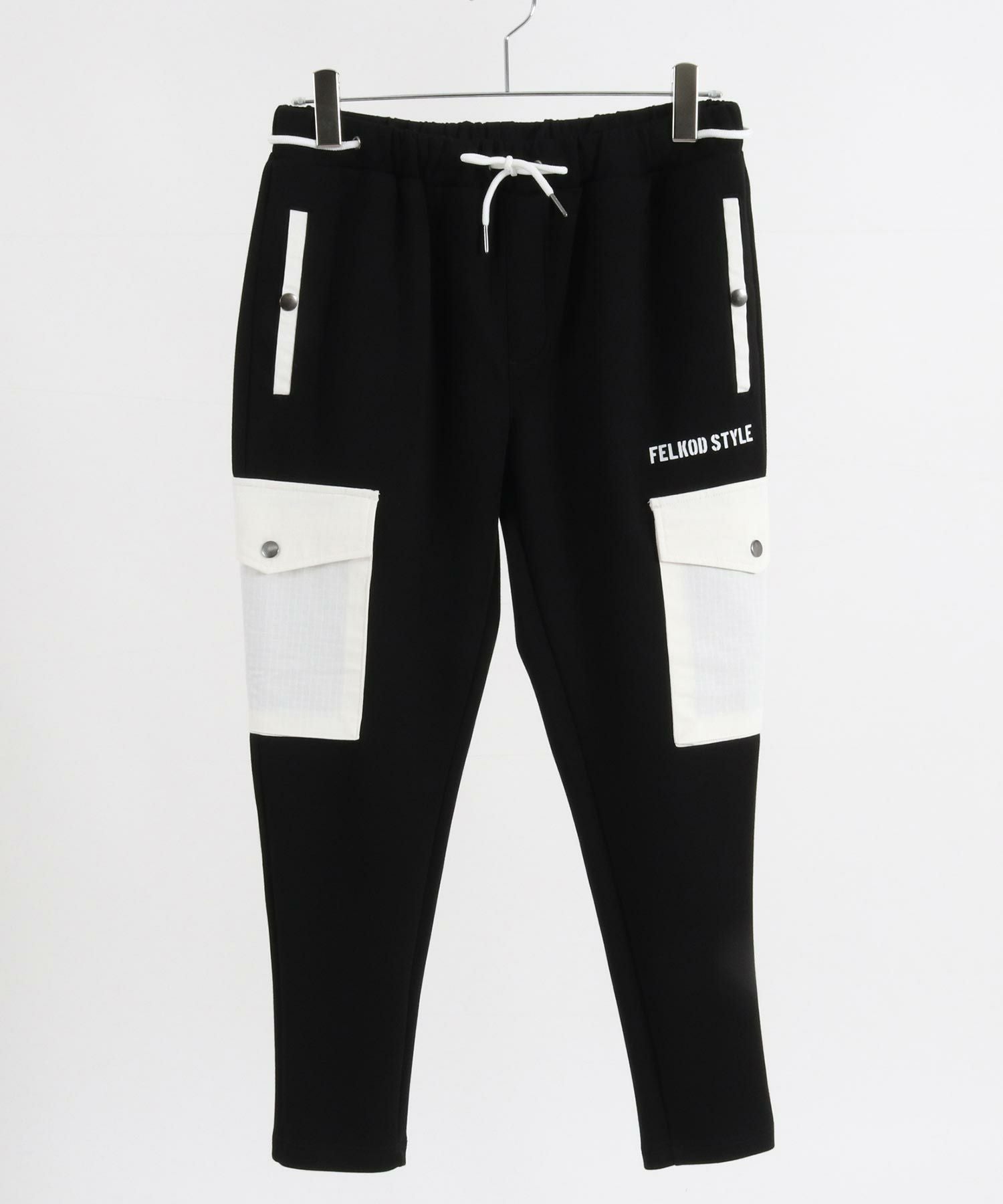 felkod(フィルコッド)】Military Like Cardboard Knit Pants