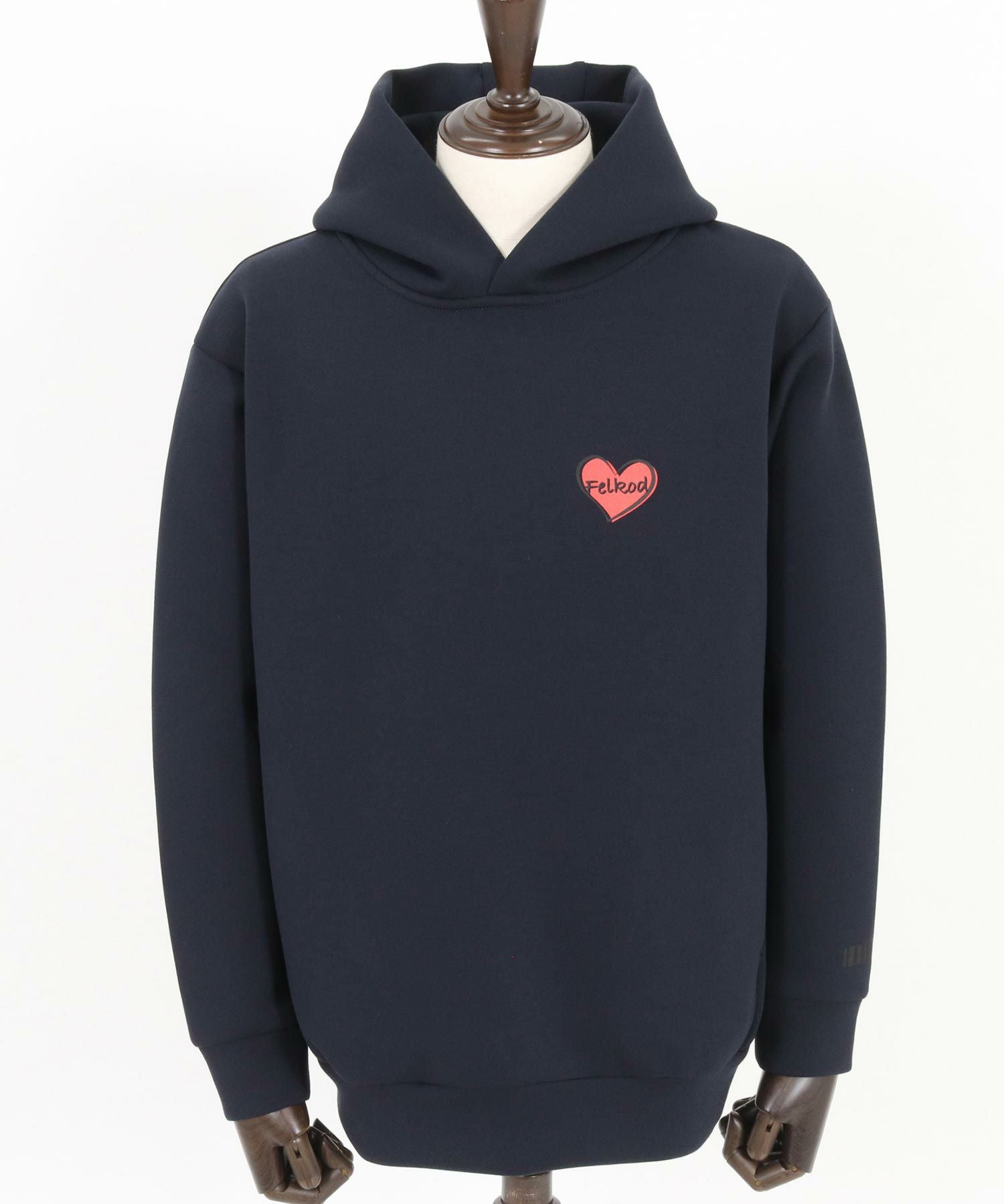 トップス felkod Heart Logo Cardboard Knit Parka 30%OFF【felkod(フィルコッド)】Heart Logo Cardboard Knit Parka