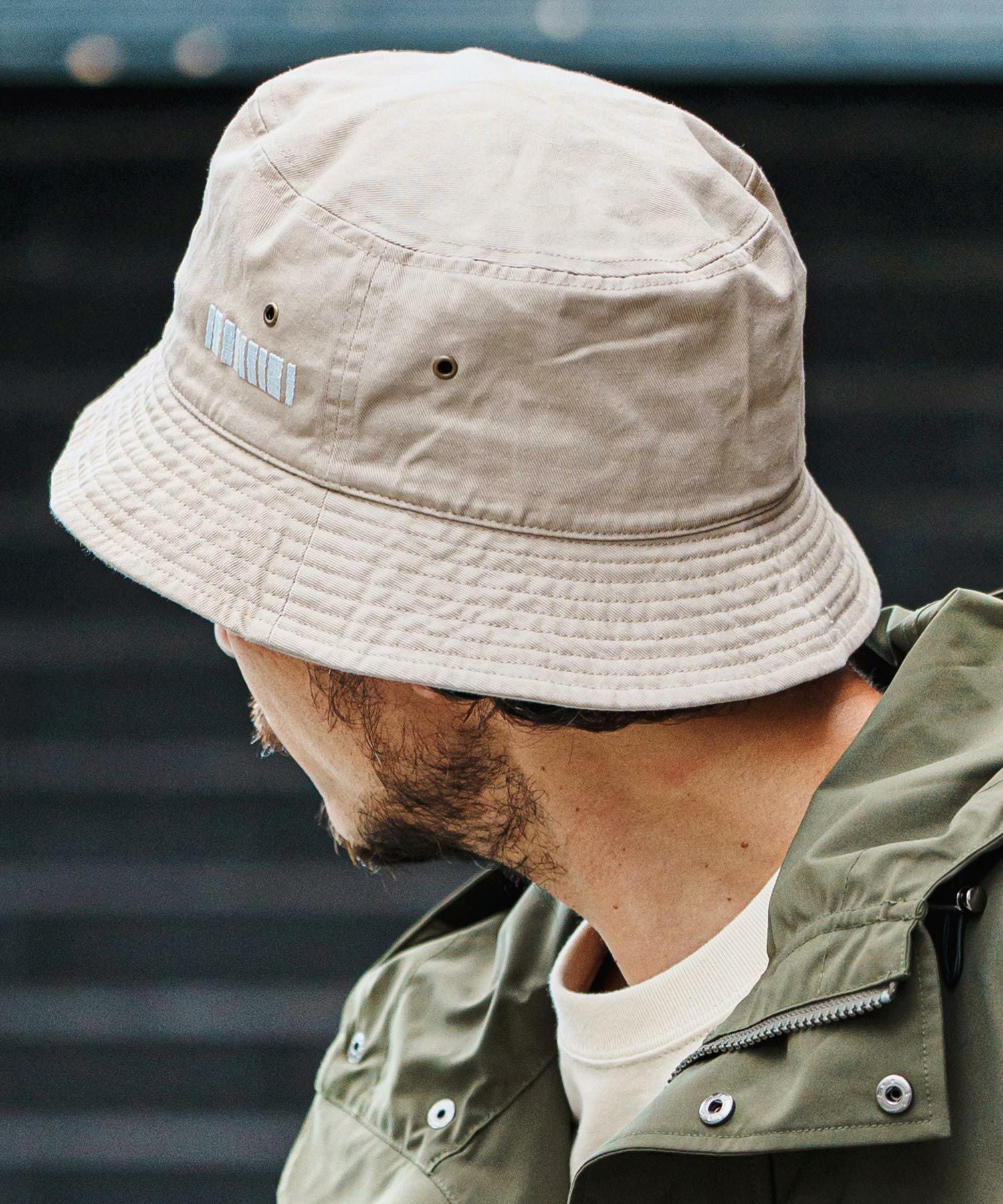 felkod(フィルコッド)】Barcode Embroidery Bucket Hat バケットハット
