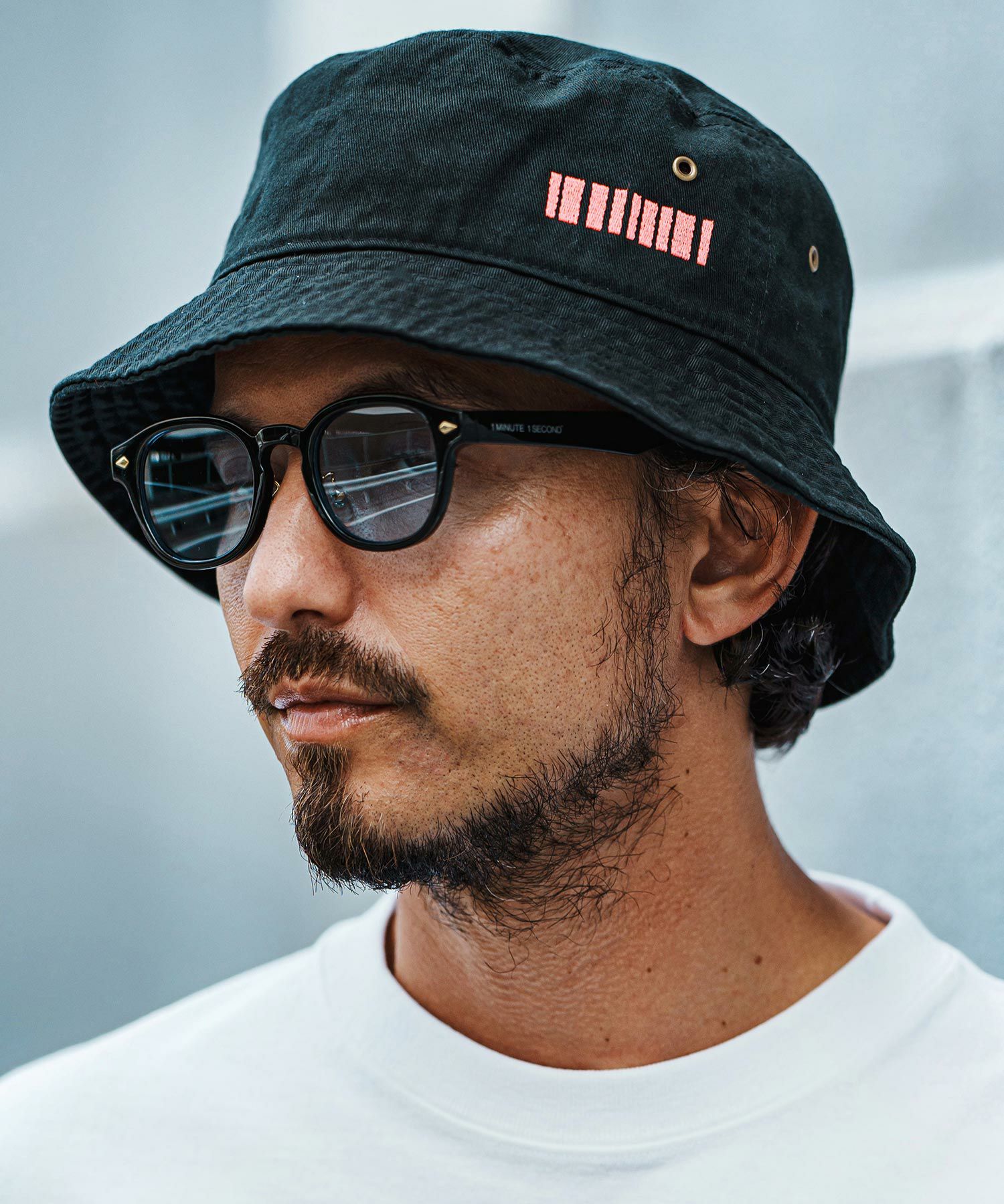 felkod(フィルコッド)】Barcode Embroidery Bucket Hat バケットハット